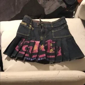 Von Dutch | Skirts | Rare Von Dutch Mini Skirt | Poshmark
